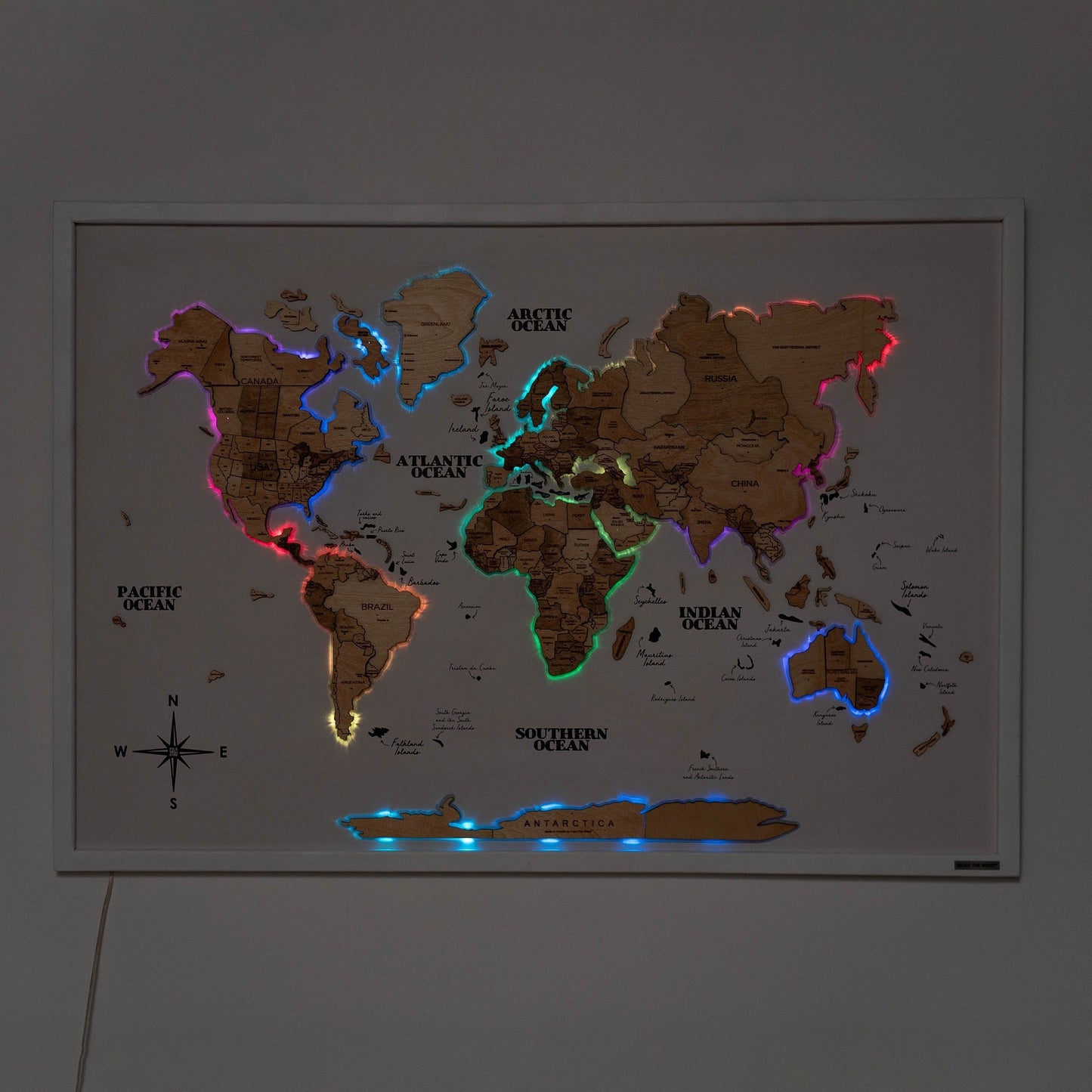 Map on Board LED 2.0 Gold