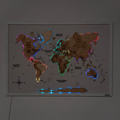 Map on Board LED 2.0 Gold