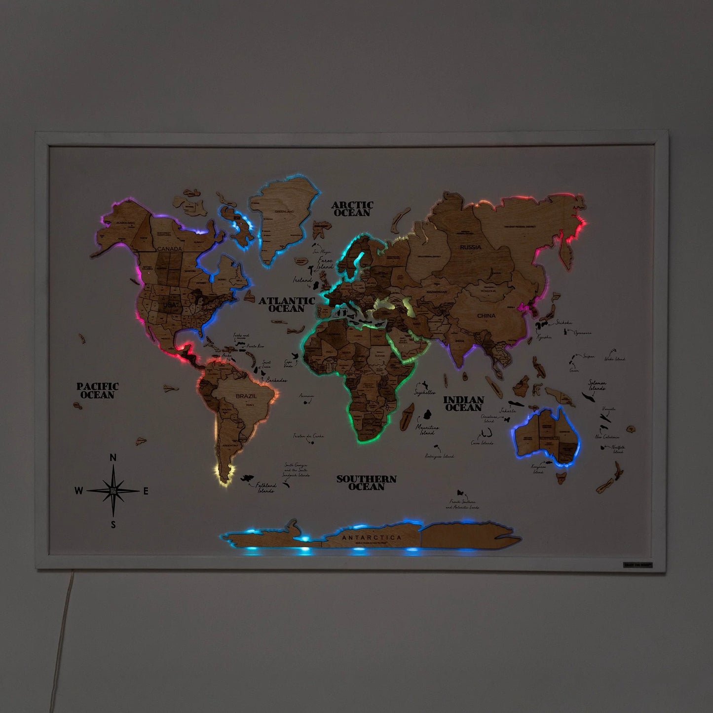 Map on Board LED 2.0 Gold