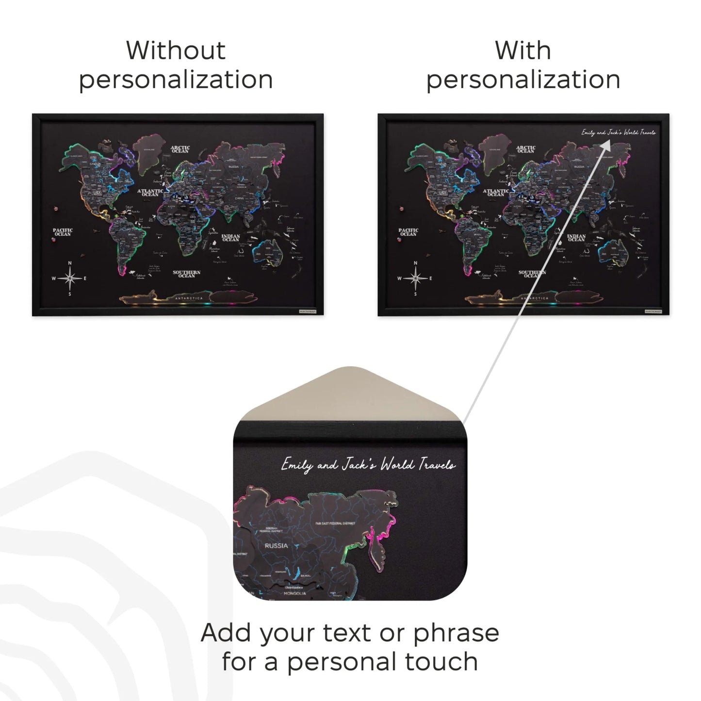 Map on Board LED 2.0 Midnight