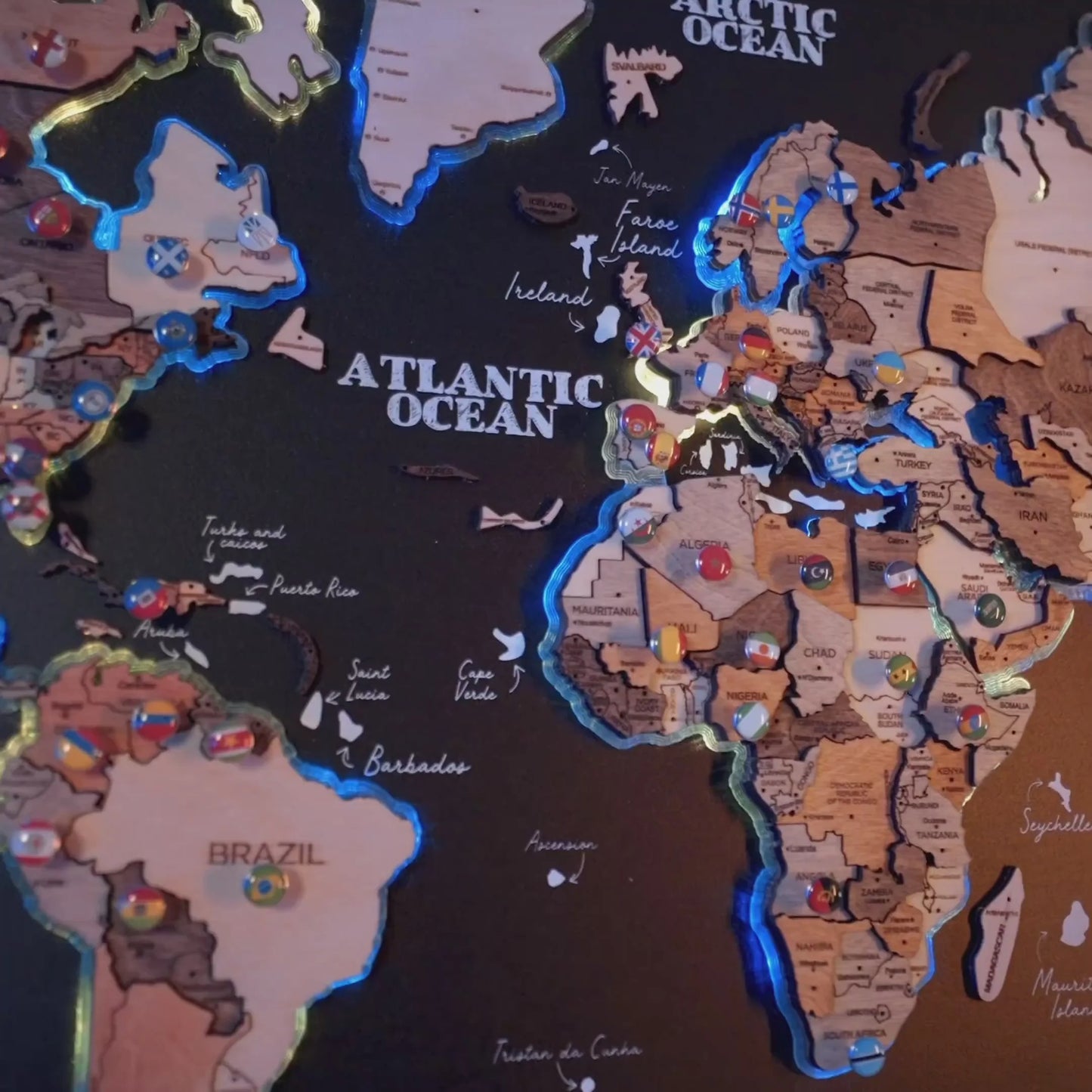 Map on Board LED 2.0 Midnight