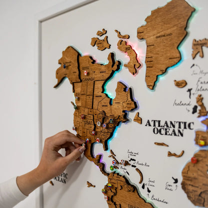 Map on Board LED 2.0 Oak