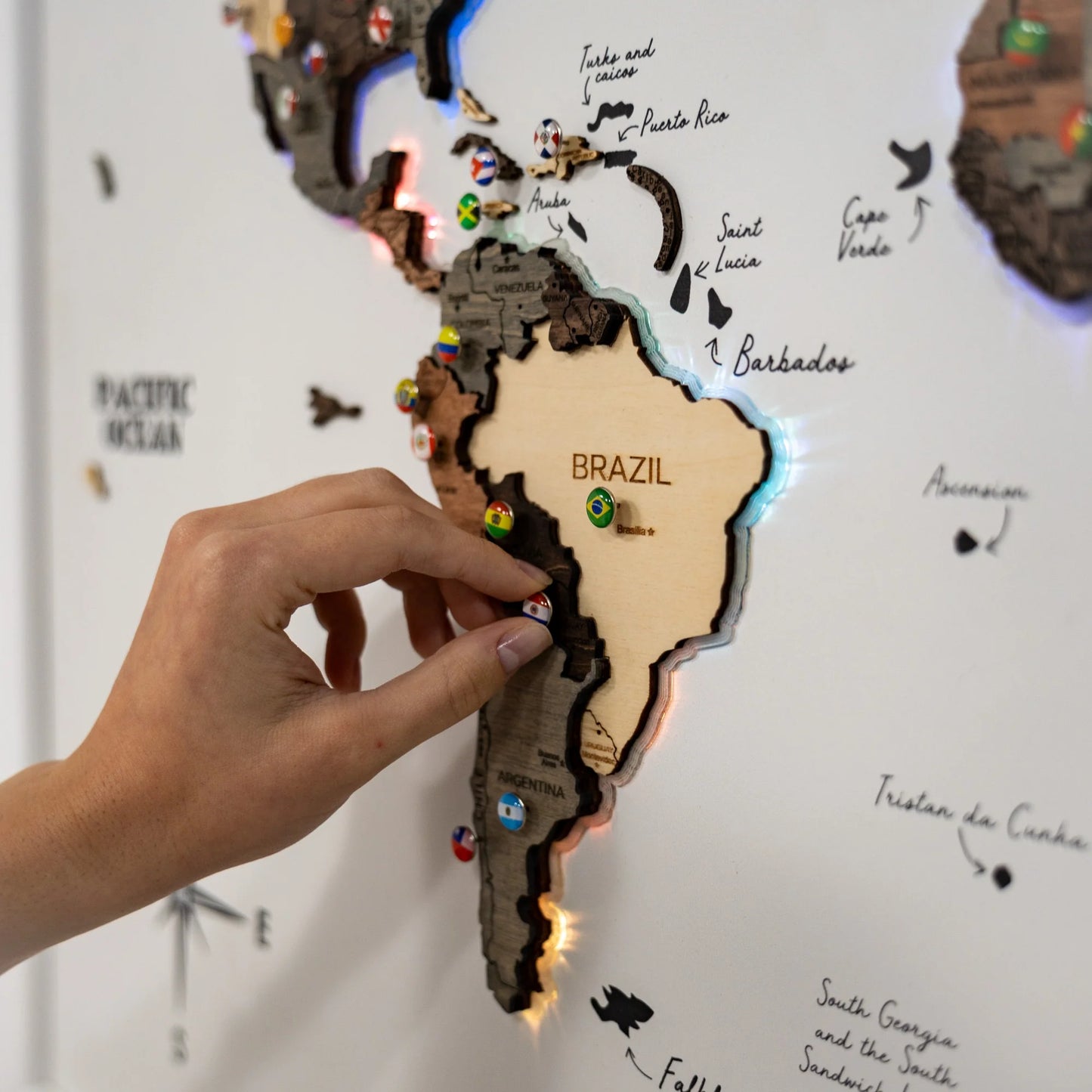 Map on Board LED 2.0 Smokey