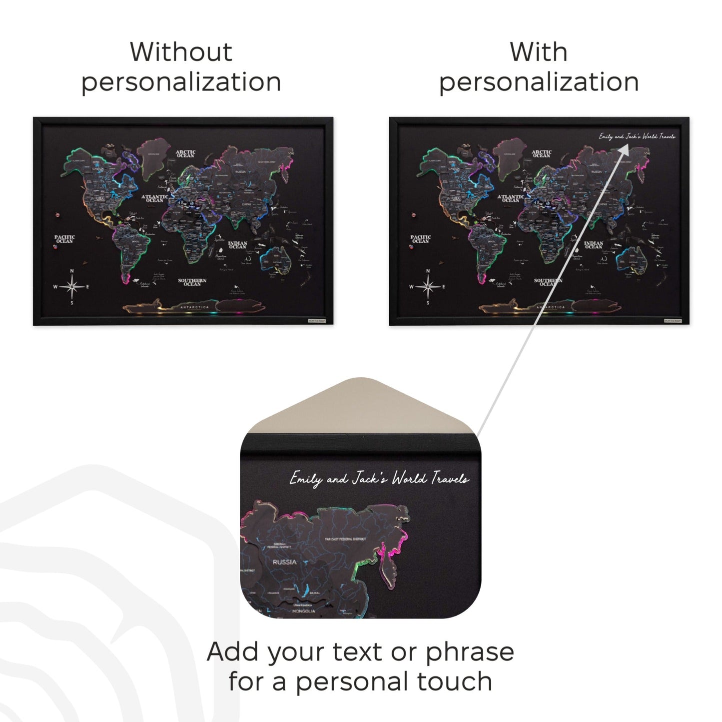 Map on Board LED 2.0 Midnight
